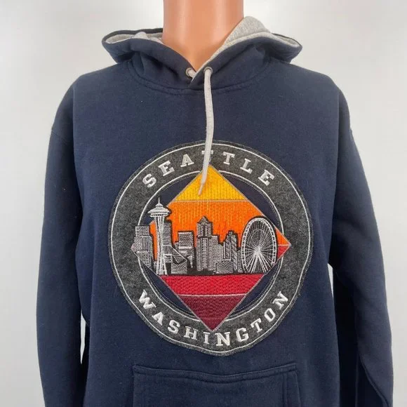Prairie Mountain Shirts Seattle Washington Embroidered Skyline